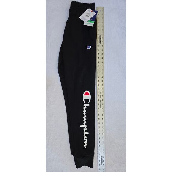 NWT Mens Small Black Tapered Champion Sweatpants - Picture 7 of 7
